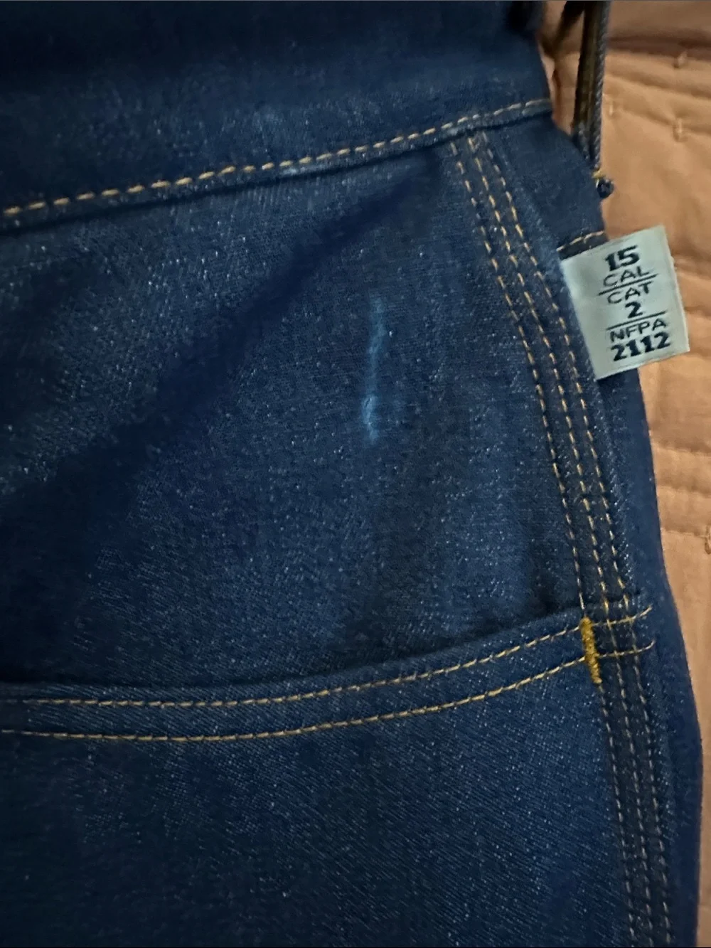 Men's Straight Jeans in Deep Blue Denim
